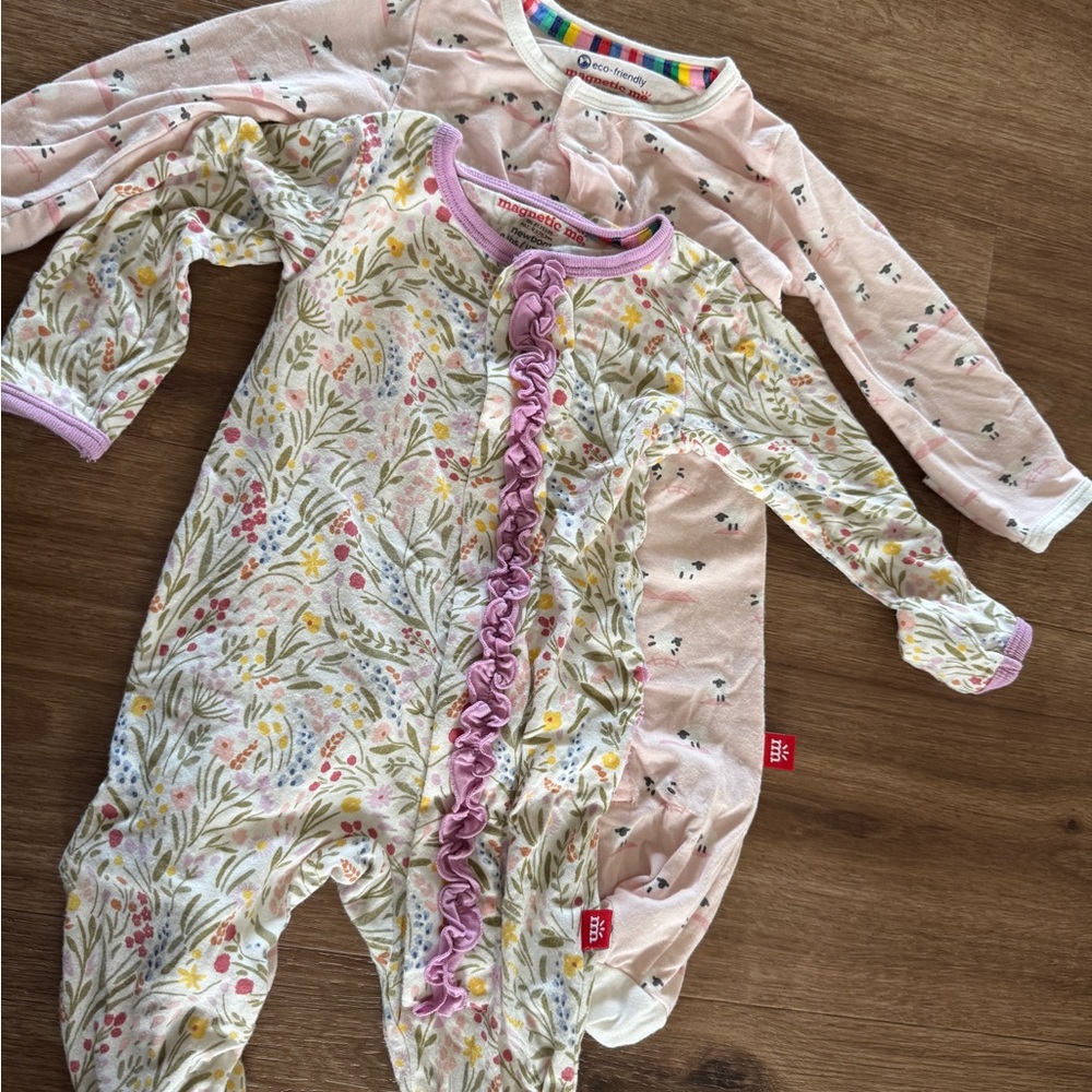 Magnetic Me Newborn Set of 2 Modal Footies